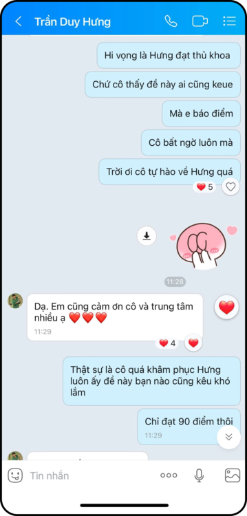 Feedback của học sinh 4